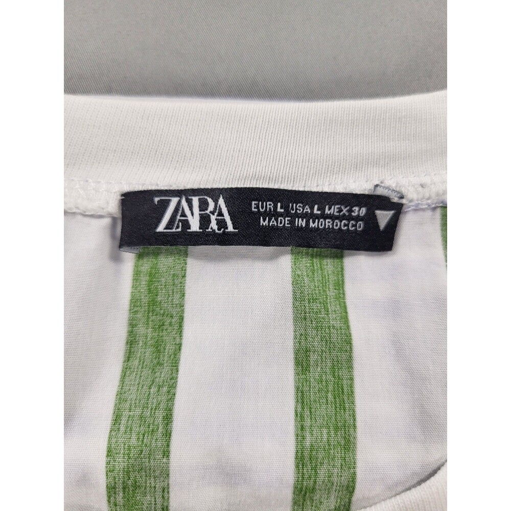 ZARA Oversized Hybrid T-Shirt Size L - Rare Multi-Pattern Design - Picture 10 of 10